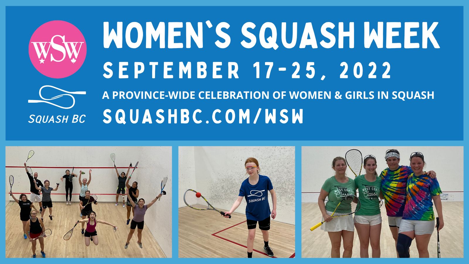 Women's Squash Week - September 17-25, 2022