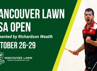 Vancouver Lawn PSA Open: Professional Squash, Amateur Draws & More Vancouver Lawn PSA Open