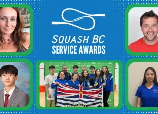 2023 Squash BC Service Awards