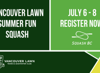 Vancouver Lawn Summer Fun Squash: Register Now!