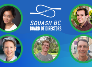 Squash BC Welcomes New and Returning Directors