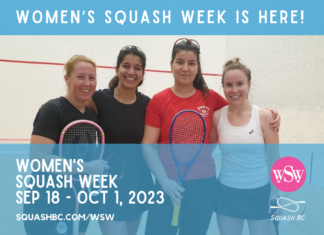 Women’s Squash Week is Here!
