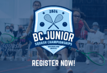 One Week Left to Register: 2024 BC Junior Squash Championships