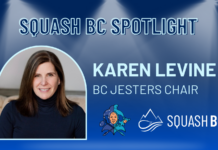 Squash BC Donor Spotlight: Karen Levine, BC Jesters Chair