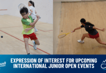 Expression of Interest for Upcoming International Junior Open Events