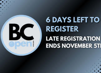 6 Days Left to Register: 2025 BC Open